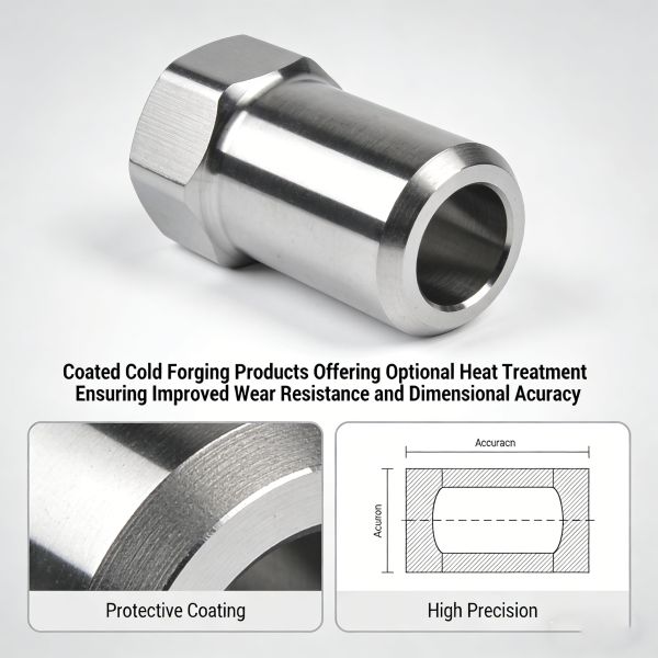 Customizable Dimensions Cold Forging Parts with Good Corrosion Resistance and HRC 40-60 Hardness for Precision Applications