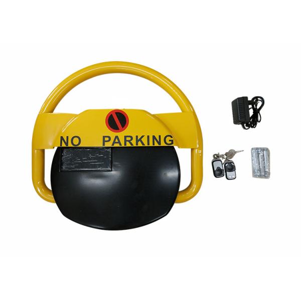 Solar Remote Control Car Parking Lock with 390mm Rising Height and Steel Rolling Frame for Secure Parking Space Protection
