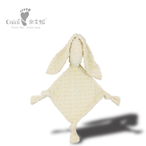 Одеяло квадрата кролика Newborn Huggable игрушки одеяла младенца Loveable