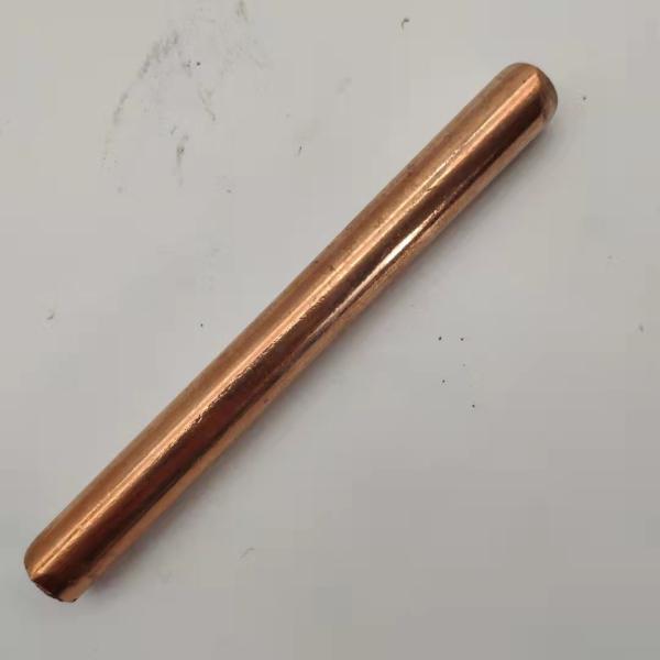 5/8 Inch Diameter Copper Clad Earth Rod 8 Feet Length For Lightning Protection Systems Telecommunications And Data Center Grounding