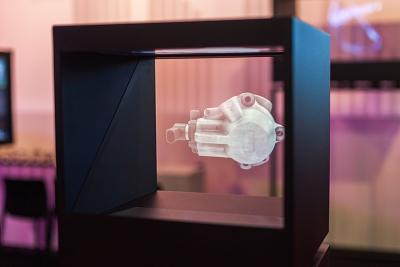 500cd/m2 de visualização ótica transparente holográfica 32 da caixa de 3D Holo