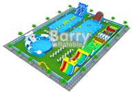 Estructura inflable profesional del plan empresarial del parque del agua/del diseño del parque del agua