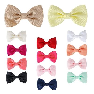Garment Decoration 100% Polyester MSD Customized Solid Color Grosgrain Ribbon Bows
