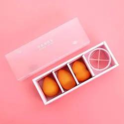 Custom Label Biodegradable Paper Packaging Box For Cosmetics Sponge Egg Packaging