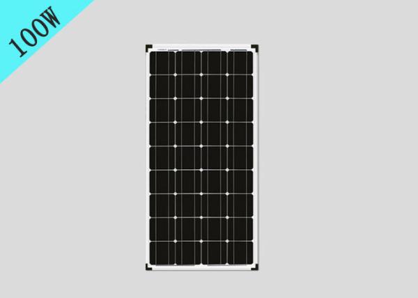 Long Lifespan Small Monocrystalline Solar Panels 100 Watt Customization For Car Mounted