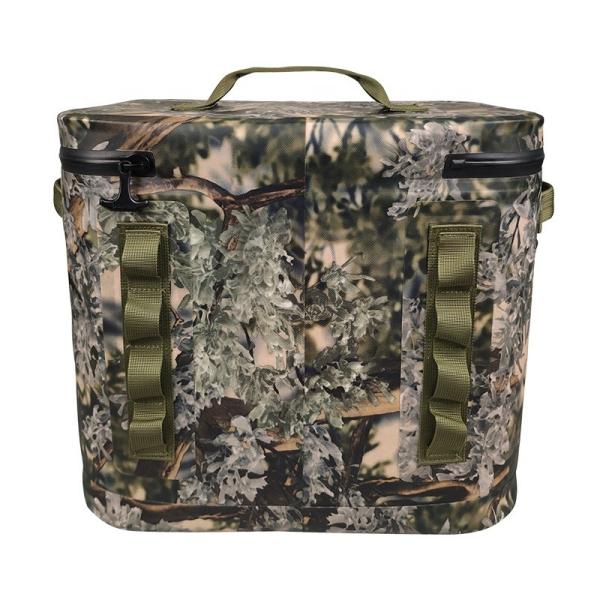 Waterproof 20l Cooler Backpack , Camouflage Soft Sided Coolers For Camping Hiking