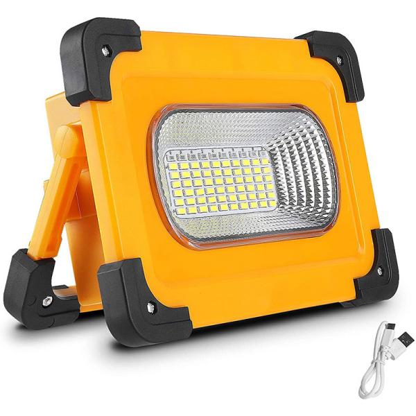 Lumière portative actionnée solaire de travail des lumières 70 LED de 3000LM 60W
