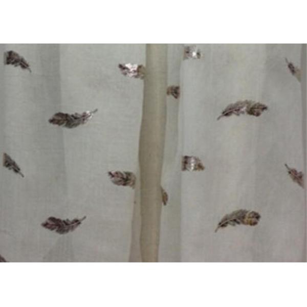China supplier leaf print scarf 20%Cotton 80%Polyester 70*180cm shawl sun protection factory direct supply