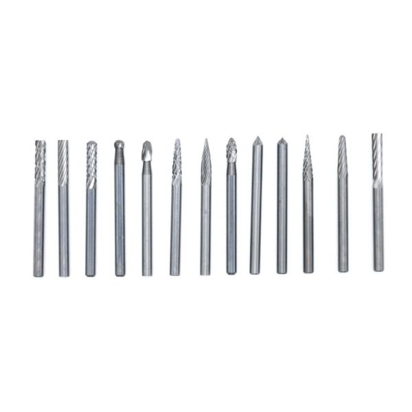 SB-43M DC 3mm Double Cut Solid Carbide Rotary Burr Precision Engineering