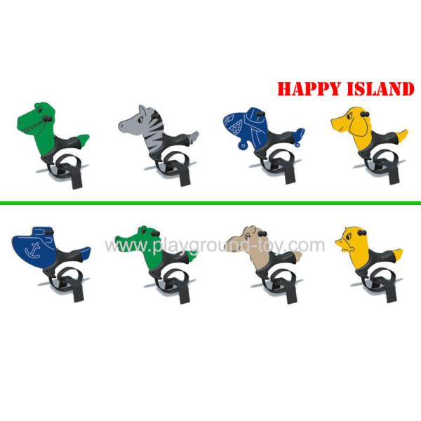 Childrens Rocking Horse , Kids Rocking Horse Pink White Antique Plush Outdoor