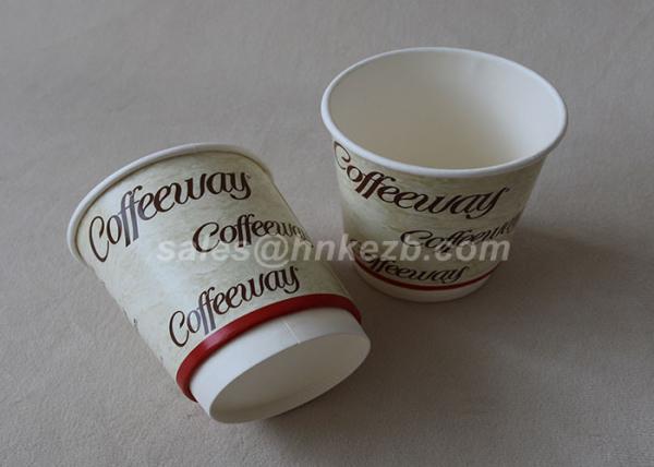 Disposable Coffee Boxes Food Grade Coffee Paper Cup 6oz Disposable Printed Cup