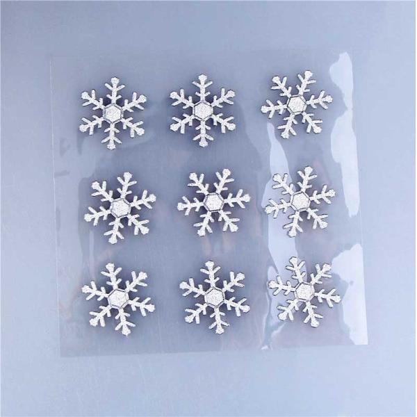 Kids DIY Christmas Party Crafts Ultrasonic Embossing SnowFlakes Applique Crafts