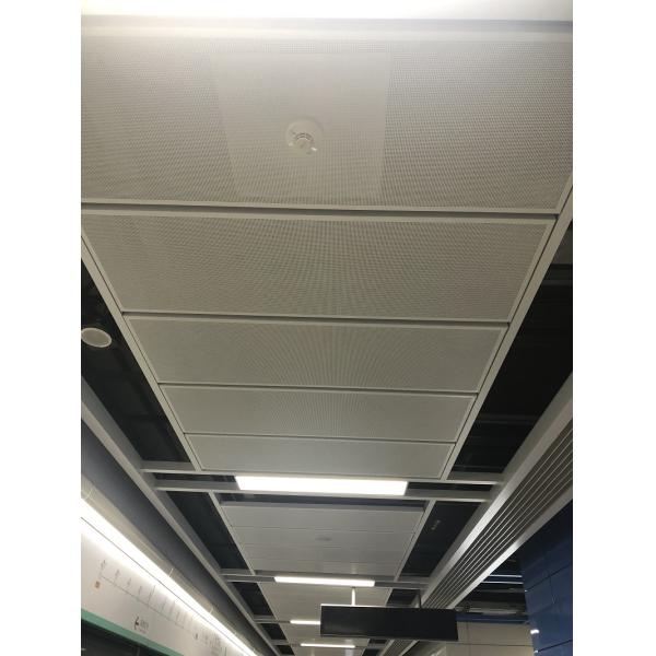 600x1200mm Hook On Acoustic Perforated Ceiling Tiles 0.7mm Thick