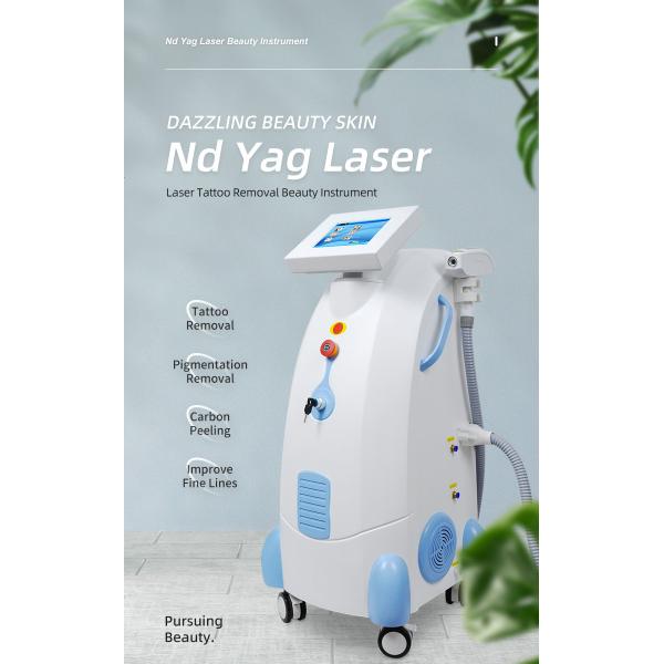 máquina de la cáscara del laser del carbono del Nd Yag del tatuaje 532nm para el salón 500W