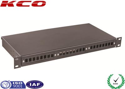 O núcleo 36 fixou a caixa terminal da fibra ótica, painel de remendo da montagem em rack 1U 2U ODF