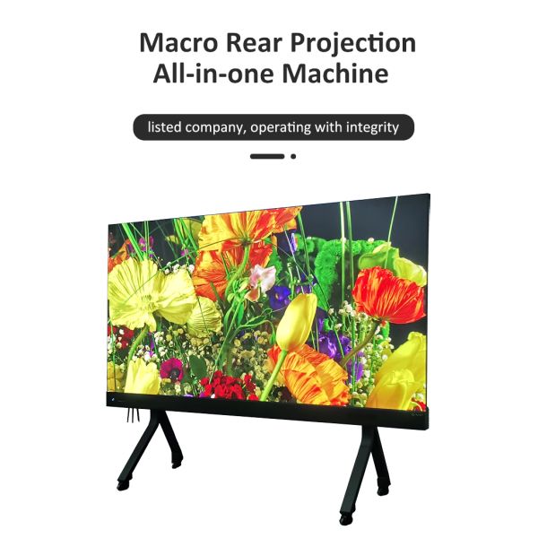 Rear Projection 100 Inch Conference Room Touch LED Screen Interactive Flat Panel