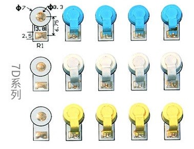Круглый патч SMD поверхностный монтаж Варистор Малый 0.1W 0.25W 0.4W Для светодиодов