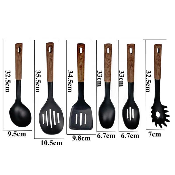 Plastic Kitchenware Kitchen Accessories Utensils Set for Super Markets Commercial Buyer