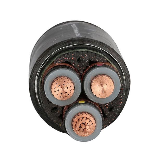 High Voltage PVC Insulated Copper Conductor Power Cable with PVC Jacketed Protection