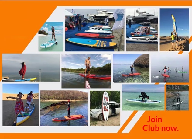 Factory supply Foldable Inflatable PVC Stand-Up Paddleboard (SUP) for Adult Surfing & Kayaking