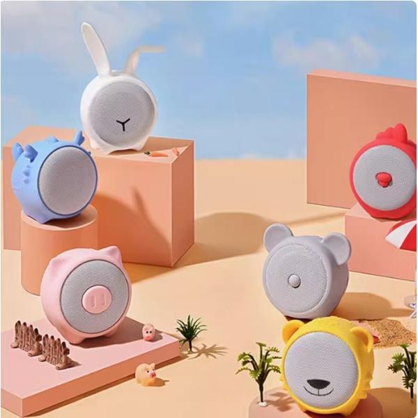 Compact Adorable Speaker 12 Chinese Zodiac Cute Mini Speaker 3W With Soft Silicone Shell