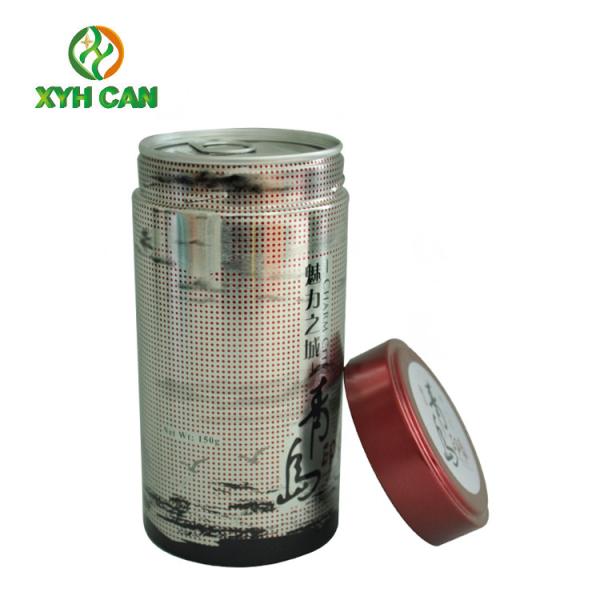 Tea Tin Can Airtight Empty Screw Top Tin Recyclable Large Empty Tin Can for Tea Packaging