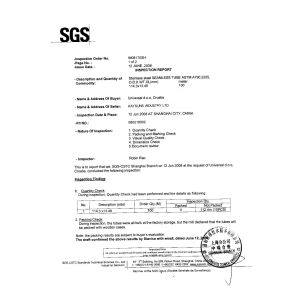 Kaysuns Industry Ltd. Certifications