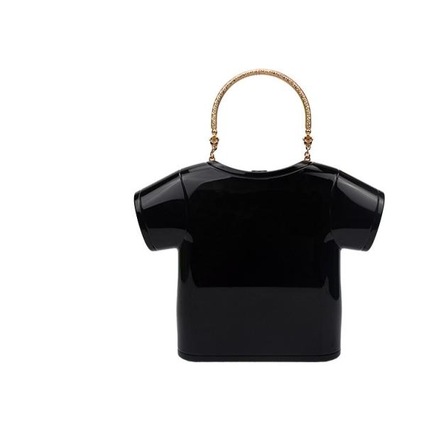 New Acrylic female garment bag handbag solid color lip question mark