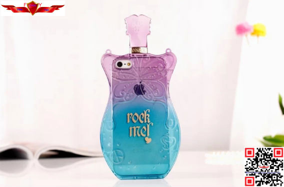 100% Brand New Fashion Design Colorful Anna Bottle Cover Case For Iphone 5 5S High Quality
