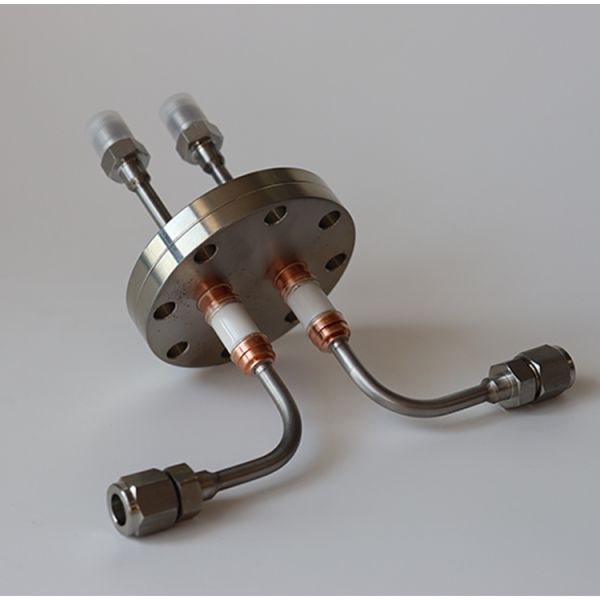 Vacuum Electrode KF Flange Feedthrough Connector Alumina Ceramic Components