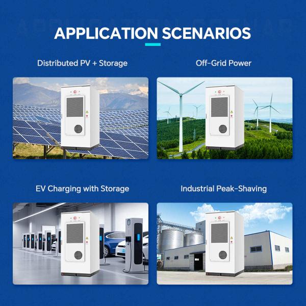 Производитель Hua Power 125 кВт 261 кВт Литий-ионные батареи для коммерческих систем хранения энергии от солнечных фотоэлектрических панелей