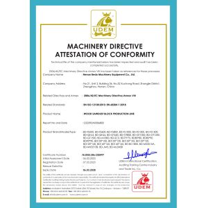 Henan Bedo Machinery Equipment Co.,LTD Сертификации