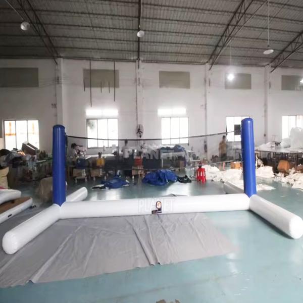 Outdoor Water Play Game Inflatable Water Volleyball Court PVC Volleyball Field Inflatable Volleyball Court