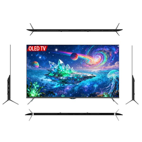 50 70 75 Inch 4k Android Lcd Oled Smart Flat Screen Tvs Video Display Smart Wall Mount Support Tv for Bathroom OLED TV
