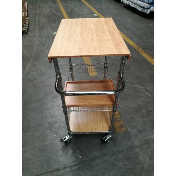 metal/ wood kitchen carts , Shelving, Carts & Racks | Wire Shelves Wire Shelving China