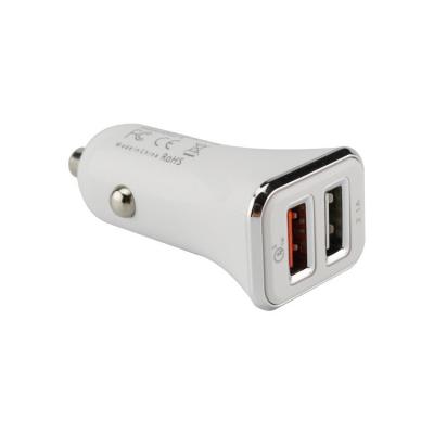 Qc3.0 Electric Station Rapid Cell Phone Car Charger Dual Usb Ports For Iphone