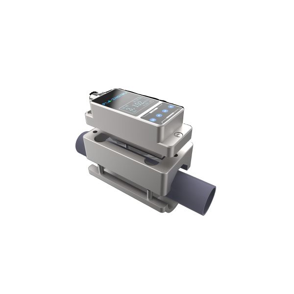 TM605 Ultrasonic Flow Meter with OLED Display, RS485 Interface, and 0.1m/s ~ ±5m/s Flow Range for Water Treatment