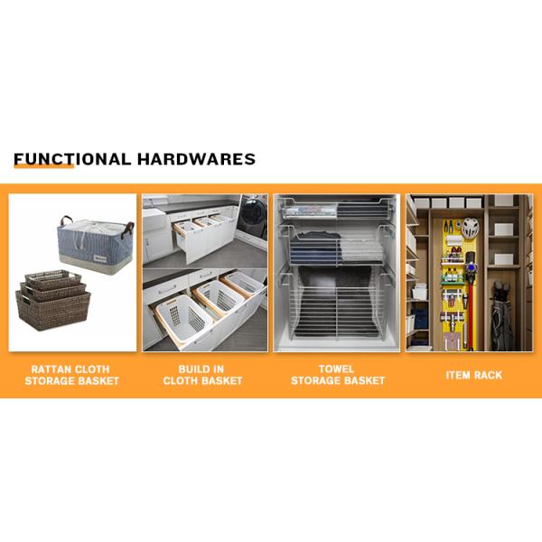 Modern Style High End Stainless Steel Laundry Room Cabinet with Plywood Door Material