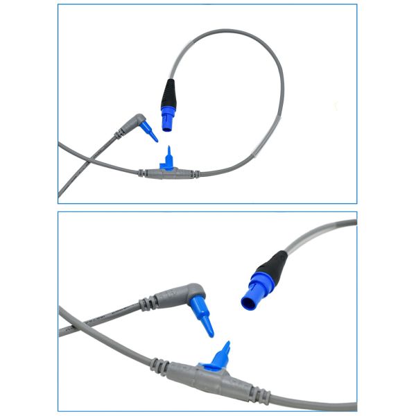 High Precision 6 Pin Temperature Sensor Probe MR850 Dark Grey Reusable Respiratory Humidifier Ozone CE Certified Medical Class