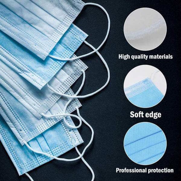 Protective Disposable Medical Face Mask Hygiene Face Mask Three Layers