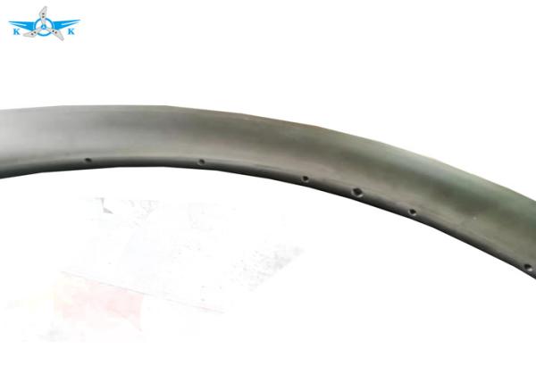 700C 25mm Width Carbon Fiber Wheelchair 255 Degree Clincher Rims Tubeless Compatible