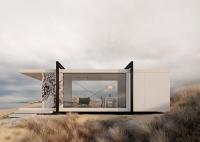 Solução de espaço exterior elegante e funcional Estrutura de aço leve pré-fabricada sobre a água Bungalow
