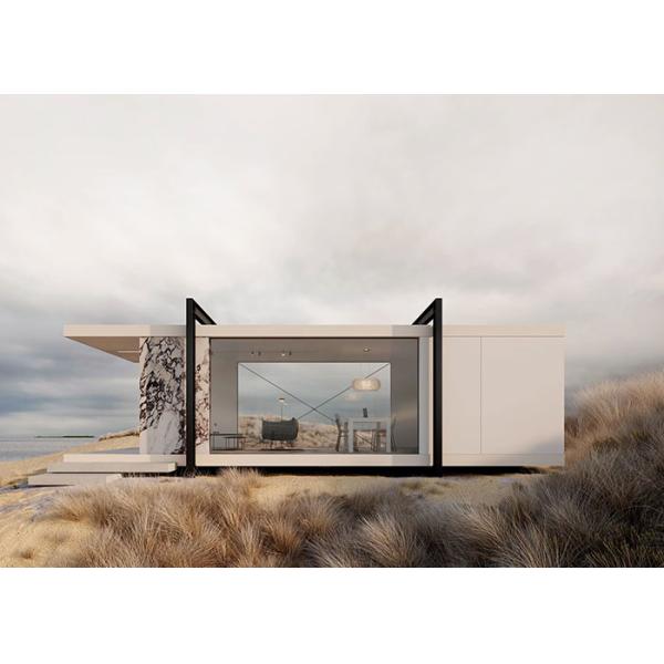 Light Steel Frame Prefab Modular Luxury Overwater Bungalows For Island Resort Hotels