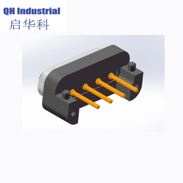 4Pin 2.54mm Pitch Male and Female 2Amp Spring Force 600gf Magnetic Pogo Pin Connector