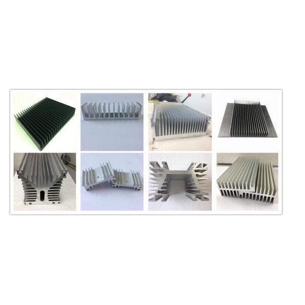 black anodizing extruded aluminum heatsink