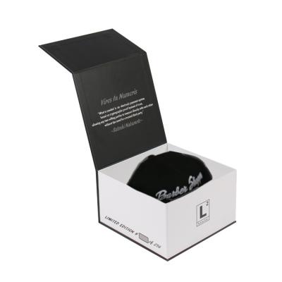 Hot Stamp Apparel Packaging Box Hard Cardboard Baseball Cap Gift Box Fashionable