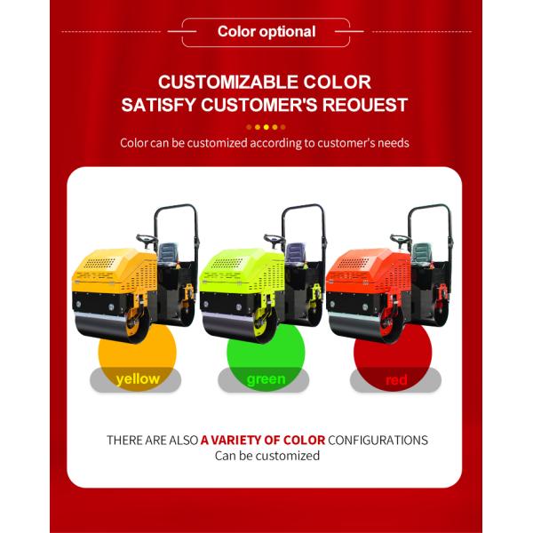 Machine routière 2000 kg 3000 kg 2 tonnes 3 tonnes rouleau routier articulé mécanique à double tambour