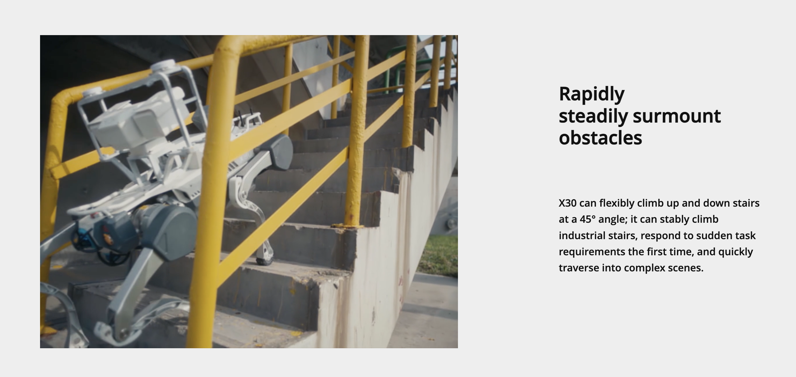 Quadruped Inspection Robot X30