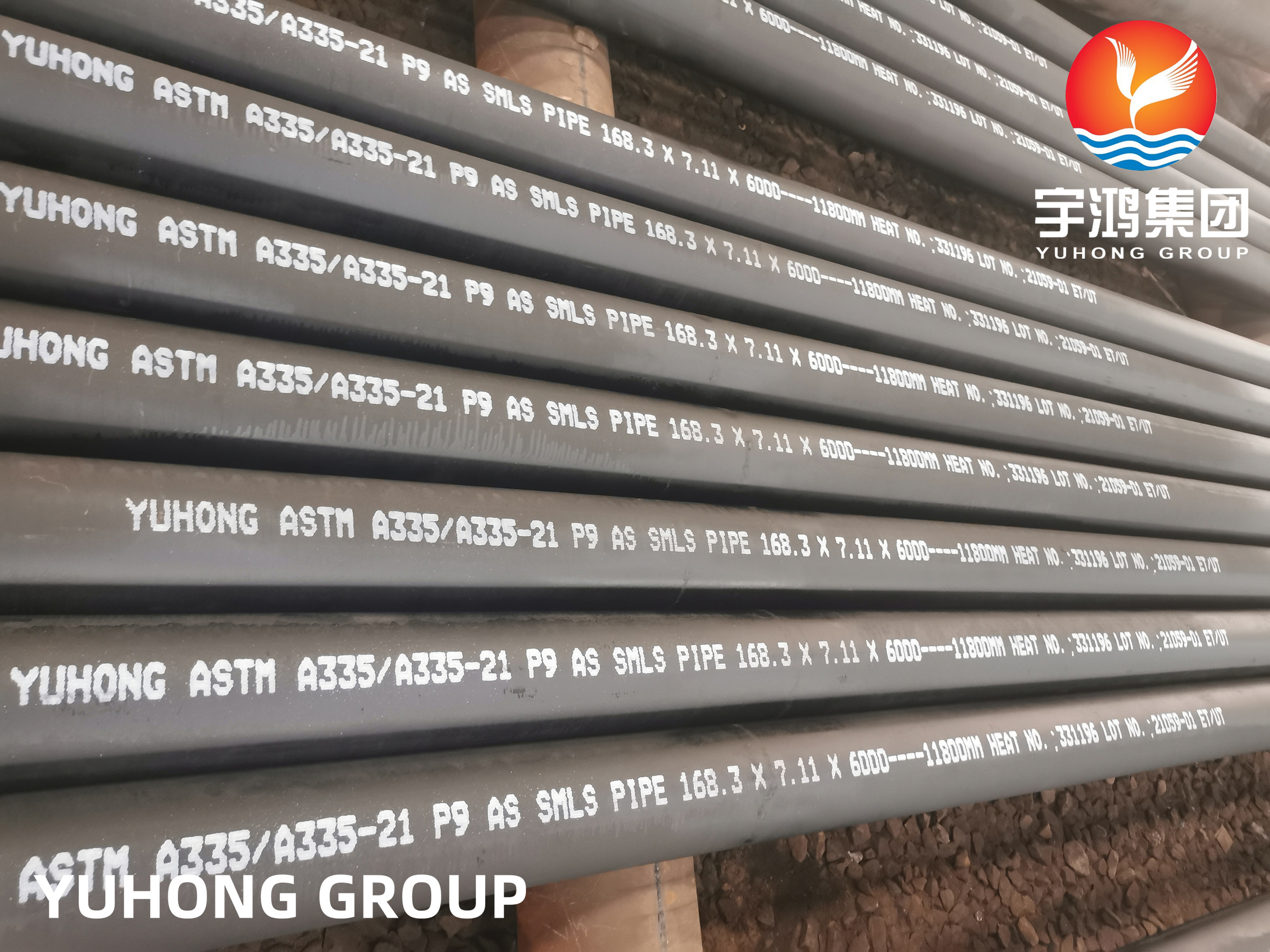 ASME SA335 P9 Boiler Steel Tube / Alloy Steel Pipe for Petrochemical Industry