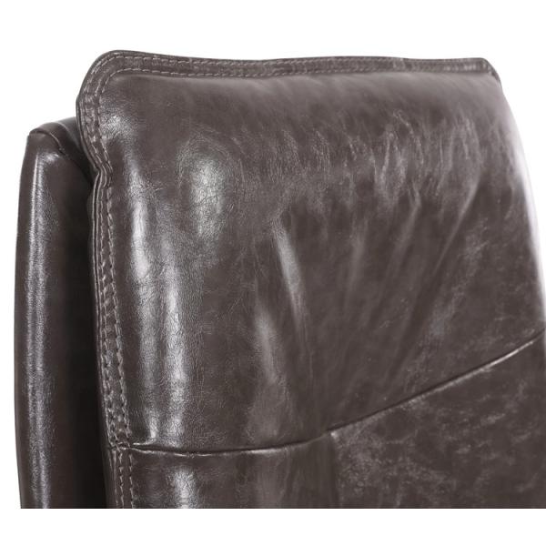 High Back Leather Office Swivel Chairs 3d Base 2.5mm Mechanism BIFMA